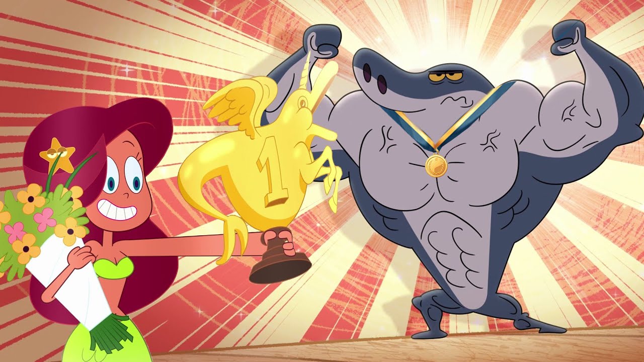 ZIG e SHARKO 🌴 Medalha de ouro 🥇 Zig e Sharko Brasil | Desenho Animado em português