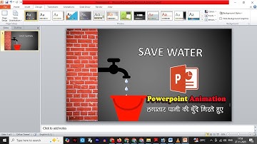 Save Water Powerpoint Presentation | Save Water Powerpoint Animation Video | Powerpoint presentation