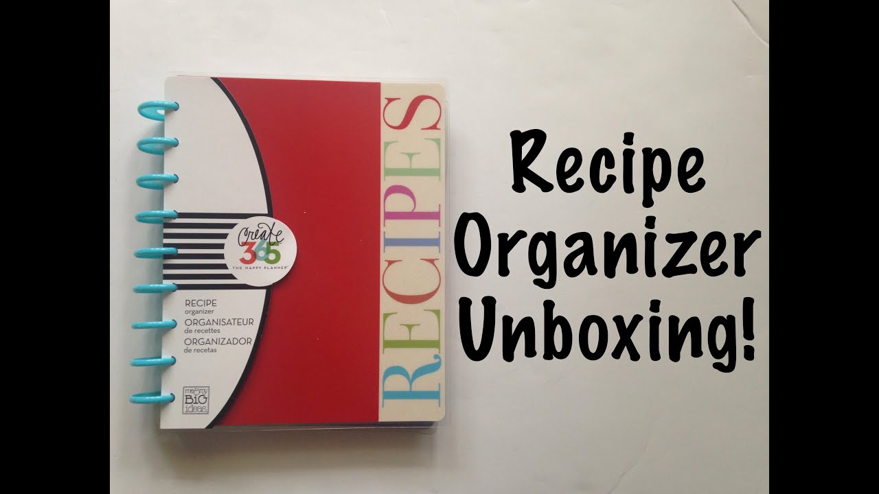 create 365 recipe planner