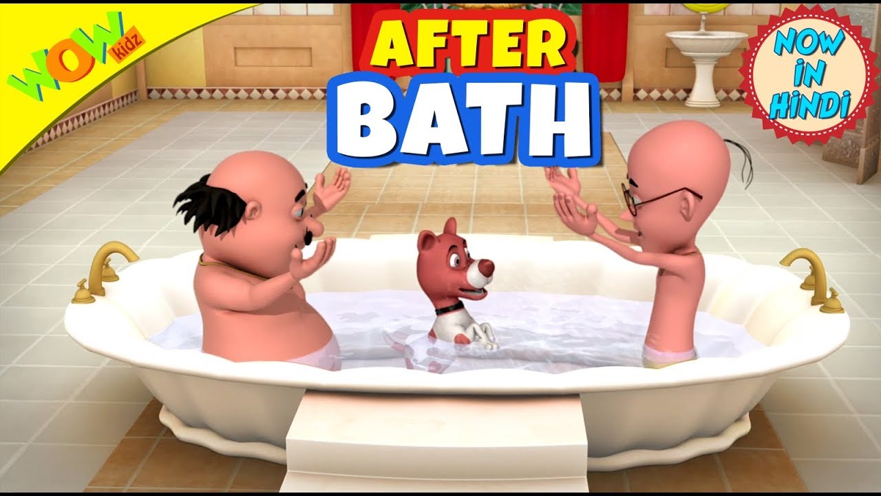 After Bath  New years special  Hindi Songs for Children  Motu Patlu  WowKidz