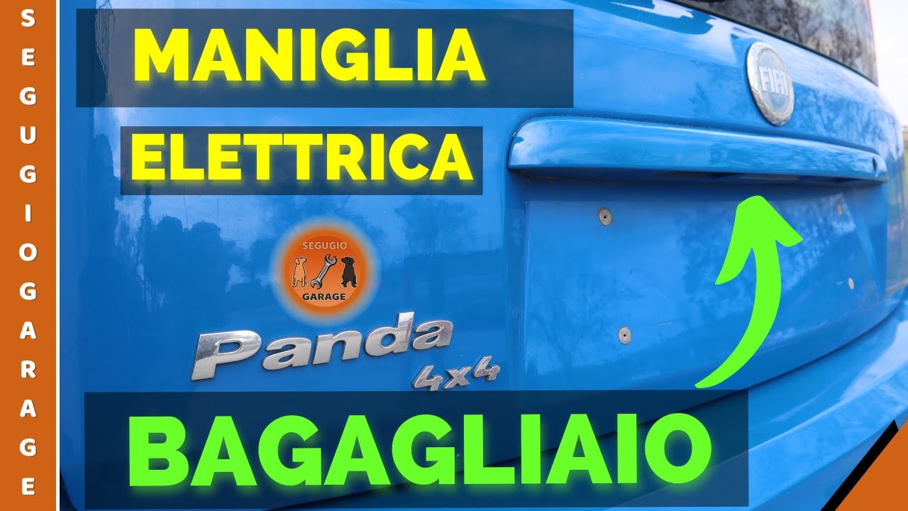 Maniglia del bagagliaio: come sostituire quello della Fiat Panda 169