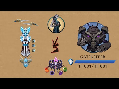 Shadow Fight 2 GATEKEEPER BOSS NEW BOSS TIER 4 IOS Android Gameplay