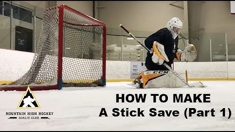 MHH Goalie Drill Tutorials: How to Make A Stick Save (Part 1)