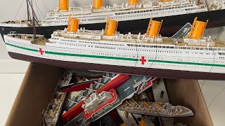 Titanic, Britannic with All Other Ships Review and Their Sinking Video