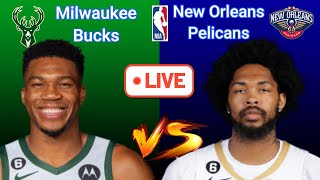 Milwaukee Bucks at New Orleans Pelicans NBA Live Play by Play Scoreboard / Interga