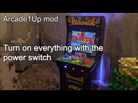 Arcade1up Mod: Turn on/off EVERYTHING with the power switch from code-recipes