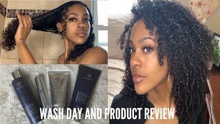 WASH DAY AND PRODUCT REVIEW FT. MONAT HAIR CARE