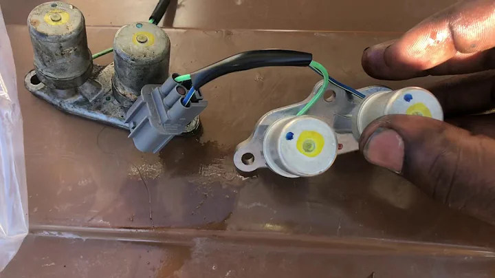 2000 Honda Accord shift solenoids 2 and 4 terminal replacement