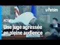 Une juge amricaine agresse en pleine audience par un prvenu  las vegas