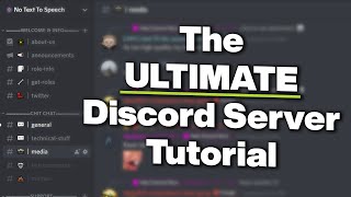 How to Fully Setup the ULTIMATE Discord Server! 