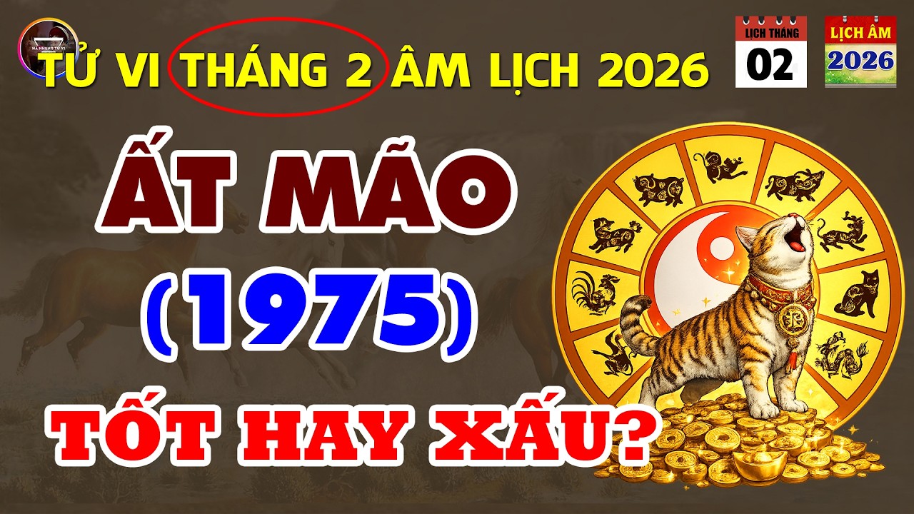 Tử Vi Tuổi Ất Mão 1975: Trong Tháng 2 Âm Lịch Năm 2026 Công danh – Tài lộc – Sức khỏe – Gia đạo?