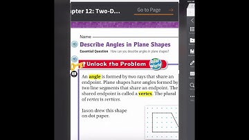 Lesson 12.2 - Describe Angles in Plane Shapes