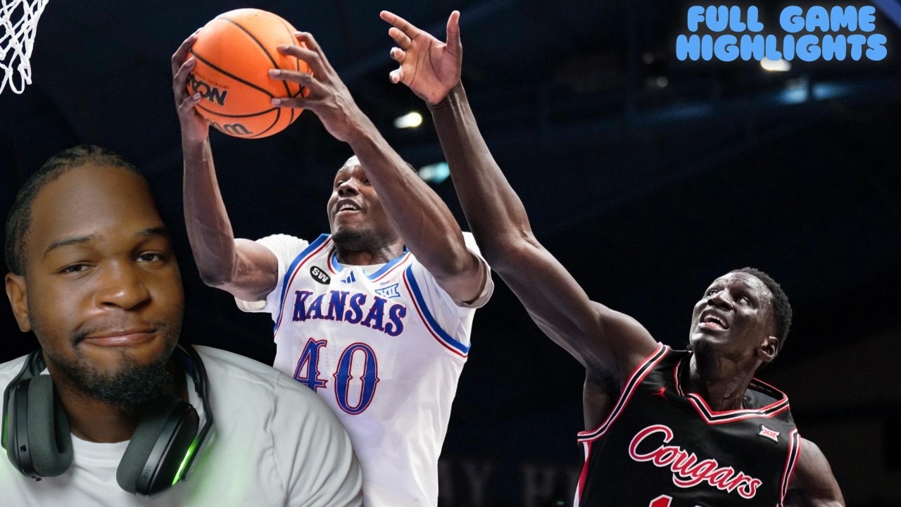 Tomtv reacts to Houston Cougars vs. Kansas Jayhawks | Full Game ...