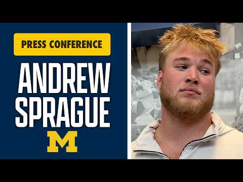 Andrew Sprague On New Michigan OL Coach Jim Harding, Strength Program, Fall Camp And More