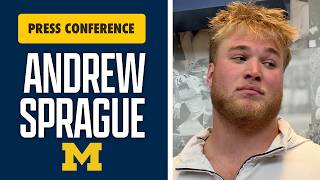 Andrew Sprague On New Michigan OL Coach Jim Harding Strength Program Fall Camp And More