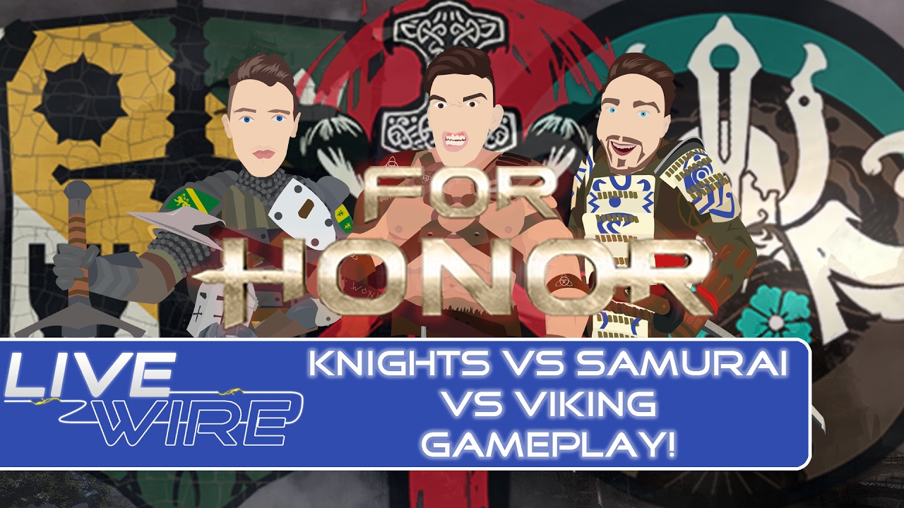 For Honor Knights v Samurai v Vikings Gameplay - For Honor Faction War ...
