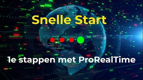 1e stappen met ProRealTime