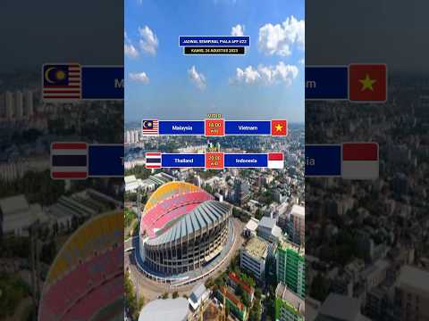 JADWAL THAILAND VS INDONESIA ~ MALAYSIA VS VIETNAM || PIALA AFF U23 2023 #shorts