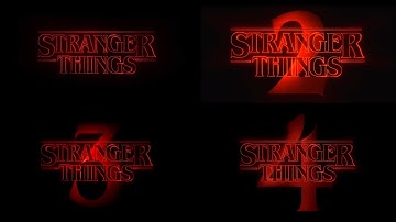 Stranger Things Seasons 1, 2, 3, and 4 Intros Also Played Side-by-Side