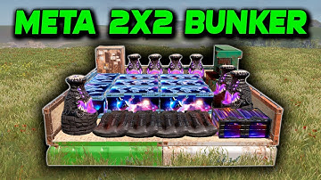 META BUNKER 2X2 in Rust | Rust Building Tutorial 2025