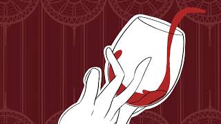 Pouring wine glass animation