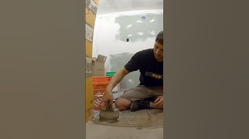 DIY Shower Curb Installation |#shorts