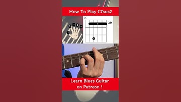How to play C7sus2 on guitar #shorts  #guitarchords #guitarlessonsforbeginners