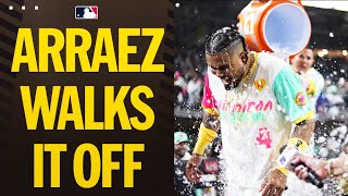Luis Arraez WALKS IT OFF in his FIRST home game as a Padre! screenshot 3