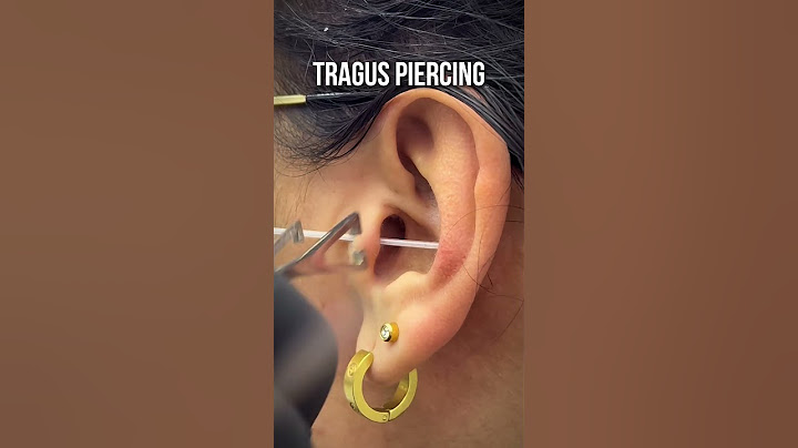What is a tragus piercing good for?