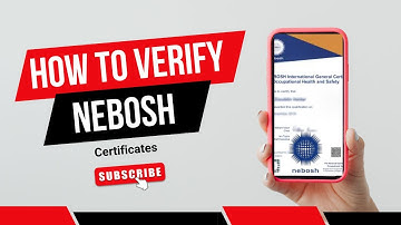 How to Verify Your NEBOSH Certificate Online (Step-by-Step)