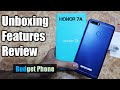 Honor 7A Unboxing,Short Review &amp;Features in hindi | Honor 7A | Top 10 mobiles under 10,000rs