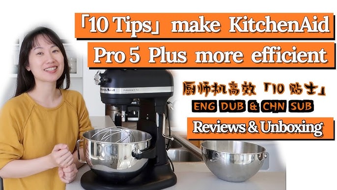 DETAILED Review & SOUND TEST, KitchenAid® Pro 5™ Plus 5 Quart Bowl-Lift  Stand Mixer