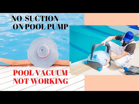 Pool vacuum not working| No suction on my pool pump | Cleaning my Pool