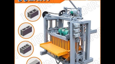QTJ 4-35A manual hollow block machine test Bangladesh 4 inch hollow blocks successfully