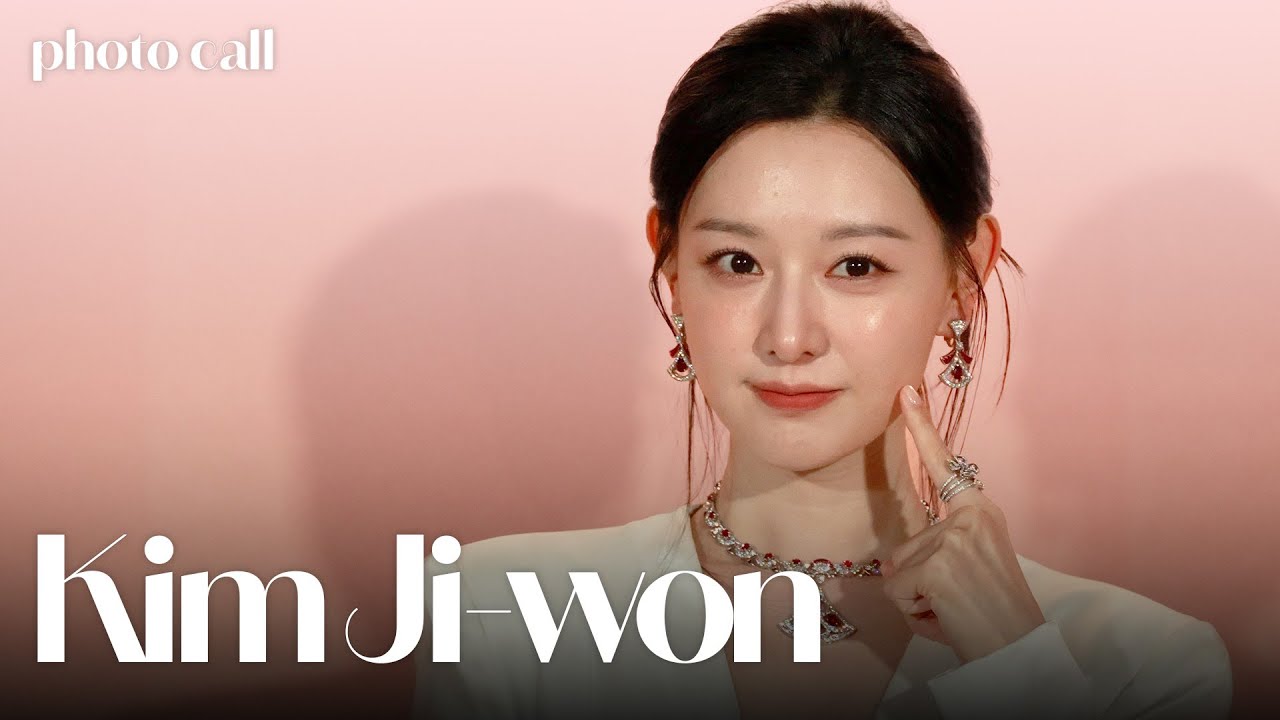 김지원(Kim Ji-won) '순백의 드레스 여신🕊️' | Kim Ji-won BVLGARI photo call