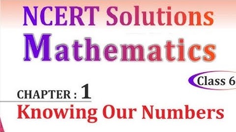 Class 6 maths Exercises 1.1 -Question   | knowing our numbers (Number Formation)