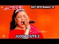 Olivia Calderon “Cucurrucucu Paloma” detention officer singer | America&#39;s Got Talent 2019 Judge Cuts