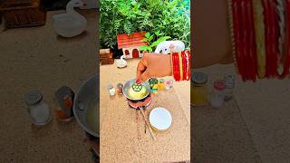 🌈 Crispy &amp; Colourful Indian Snacks Fry 😋 | Mini Kitchen Cooking | Satisfying Food #shorts