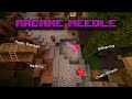 Magic arcane needle weapon minecraft bedrock command tutorial