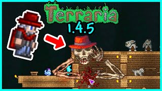 Terraria 1.4.5 - Red Hat Skeletron (New Secret Boss)