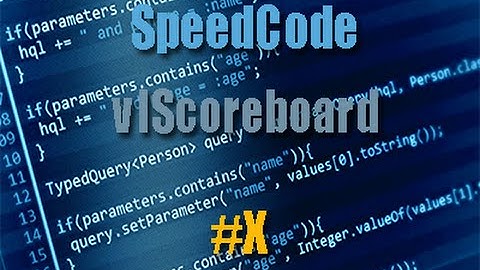 vIScoreBoard SpeedCode » Scoreboard sem flicker!