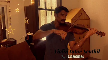 Mandram vantha thendralukku ll Cheeni kam || ilayaraja || Violin instrumental by Senthil Kumar