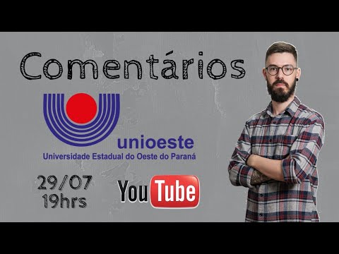 Unioeste 2021 - Comentários