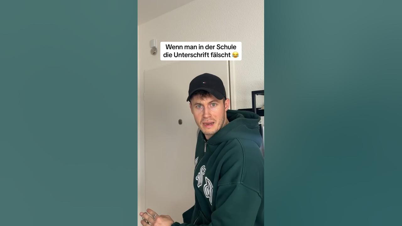 Unterschrift gefälscht😂 Simpletyron shorts schule YouTube