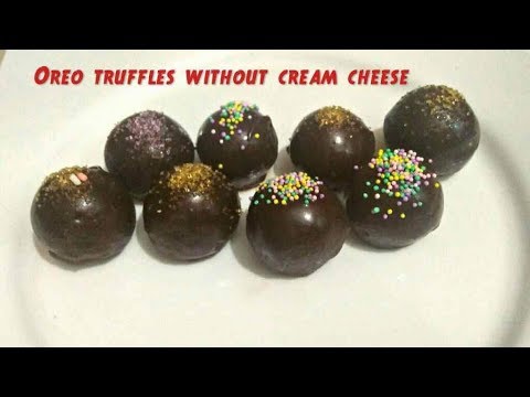 Oreo Truffles Recipe. Oreo Truffles without cream cheese