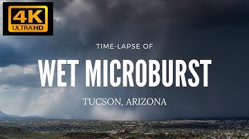 Tucson Wet Microburst - August 9th, 2015 (The Original Footage)