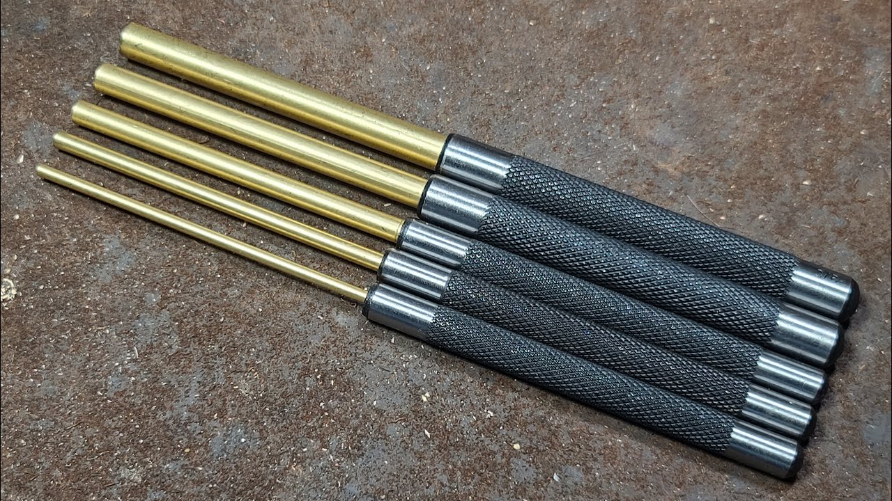 Performance Tool Long Stem Hybrid Brass & Steel Pin Punch Set Review