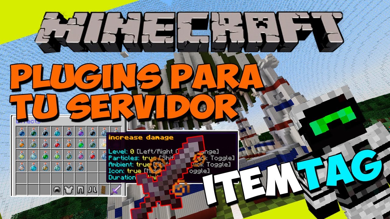 PLUGINS para tu SERVIDOR de Minecraft - ITEMTAG (ITEMS que dan EFECTOS ...