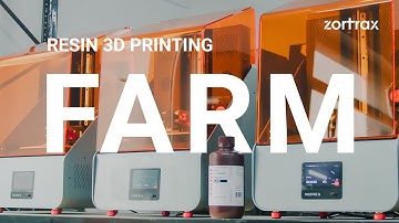 Resin 3D Printing Farm with Cloud Management 🔸