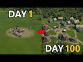 I played 100 days of foundation